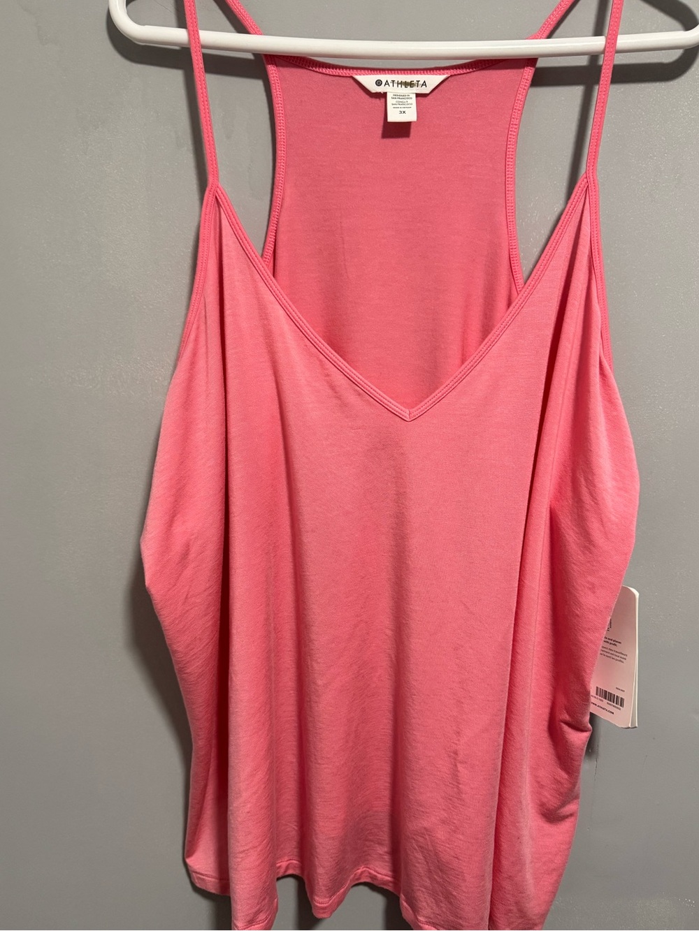 NWT- Athleta Nighttime Bliss Sleep Cami in Pink. Size 3X